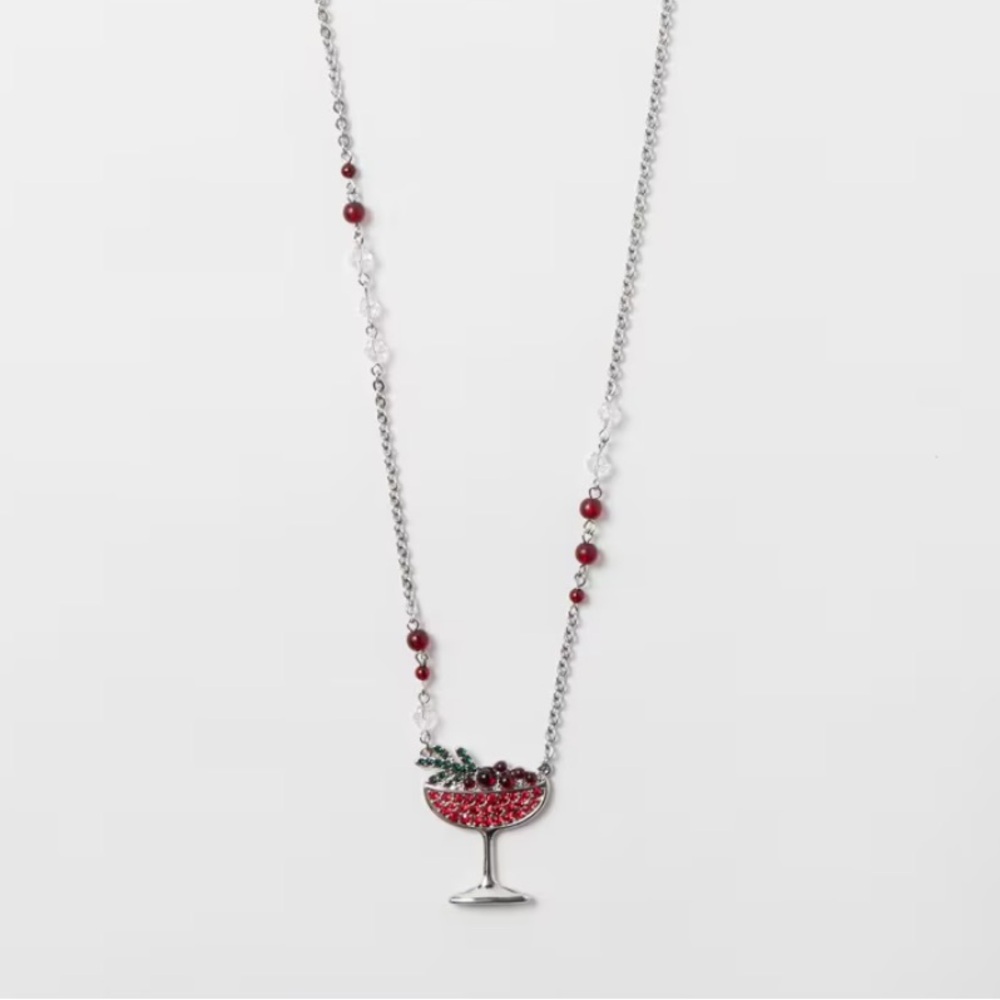 🆕 🍸 Holiday Whimsy Cosmo Pendant *NWT*